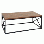Décoshop26 - Table basse surface avec structure 3D et revêtement PVC 44x110x60 cm aspect chêne sauvage 04_0008423 - 3000262556632 Décoshop26 - Table basse surface avec structure 3D et revêtement PVC 44x110x60 cm aspect chêne sauvage 04_0008423 - 3000262556632