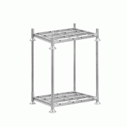 Lot de 2 racks simples hauteur 1680 mm modurack - 5653008