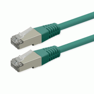 ROLINE Cordon Cat.6 (Classe E), PoE, S/FTP (PiMF) , vert, 15 m_0