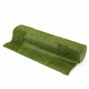 Tapis d'herbe vert 1x2m - gazon synthétique pour extérieur - balcon, terrasse, jardin, piscine