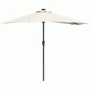 VidaXL Parasol de jardin Sable 294 x 150 x 223 cm Polyester et Acier Modèle Solis Nova - 42003259