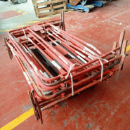 Barrière Lot de 9 barrière de sécurité 1m50 x 1m Barrière Lot de 9 barrière de sécurité 1m50 x 1m