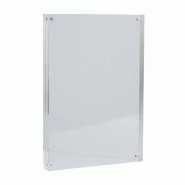 Cadre transparent magnétique en PMMA A4 210x300mm - portrait ou paysage