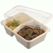 Couvercle pour barquette Quantum 700 et 840ml PP transparent - par 400