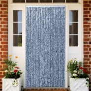 Décoshop26 - Rideau contre insectes moustiquaire Bleu blanc et argenté 100x220 cm Chenille DEC022177 - bleu 3001318869607 Décoshop26 - Rideau contre insectes moustiquaire Bleu blanc et argenté 100x220 cm Chenille DEC022177 - bleu 3001318869607
