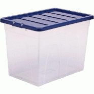 Fellowes Boîte de rangement BANKERS BOX, 64 L, transparent - transparent plastique 0043859804863 Fellowes Boîte de rangement BANKERS BOX, 64 L, transparent - transparent plastique 0043859804863