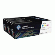HP CE411A/CE412A/CE413A Pack de 3 Cartouches de Toner ORIGINALEES - 305A - 000000120025440780 HP CE411A/CE412A/CE413A Pack de 3 Cartouches de Toner ORIGINALEES - 305A - 000000120025440780