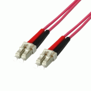 LEONI Câble FO duplex 50/125µm OM4, Euromicron LC/LC, 10 m LEONI Câble FO duplex 50/125µm OM4, Euromicron LC/LC, 10 m