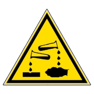 Panneau d'avertissements 100mm danger substances corrosives - NOVAP - 4180052 - 535488 Panneau d'avertissements 100mm danger substances corrosives - NOVAP - 4180052 - 535488