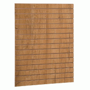 Panneau rainuré R7,5 L90xP120cm épaisseur 18mm - chêne naturel