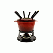 TABLE&COOK TABLEANDCOOK Service à Fondue 6 Fourchettes Rouge hhf0255 - rouge 3760193968347