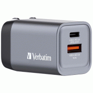Verbatim 32200 Verbatim GNC-35 Adaptateur de charge gris, 35 W - noir Polycarbonate 32200