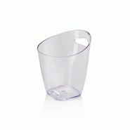 Rafraîchisseur de bouteille, Ø 14 cm, hauteur 16,5 cm, 1,2 l, transparent - Was Germany - 4044925147712
