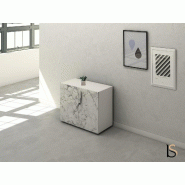 Armoire basse Luxury - Ofitres - Marbre