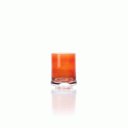 Bazar Bizar Tumbler en verre 8.8x8.8x10.4 cm orange - Lot de 12 - orange verre CNSJ011Or-MTR12