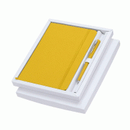 Bloc-notes et stylo jaune - 8412536821127