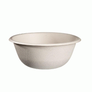 Bol Ming bagasse blanche 600ml - par 600