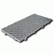 Caillebotis en LLDPE - Norme Europe - Coloris blanc, gris ou brique - Résistance aux chocs Caillebotis en LLDPE - Norme Europe - Coloris blanc, gris ou brique - Résistance aux chocs