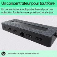 Concentrateur multiport USB-C universel HP
