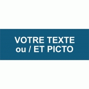Étiquette de sécurité en PVC avec pictogramme - Personnalisable avec logo et texte - Fabrication française_1