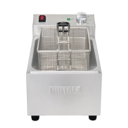 FRITEUSE ACIER INOX 1 BAC 10 LITRES CUVE AMOVIBLE PROFESSIONNELLE 3614005, Helloshop26