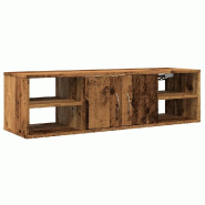 Helloshop26 - Armoire murale pratico-pratique 101 x 30 x 29 cm en bois d'ingénierie vieux bois 02_0050888 - Bois massif 3000236622486