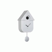 Horloge murale moderne Cuckoo argent métalique Karlsson - argenté plastique 8714302757259 Horloge murale moderne Cuckoo argent métalique Karlsson - argenté plastique 8714302757259