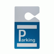 IDS75 : BADGE PARKING AVEC ACCROCHE RÉTROVISEUR - BLEU ROI (293 C)