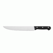METRO PROFESSIONAL Couteau de boucher Universal knives, acier inoxydable, 25 cm, noir - noir inox 4067373640208