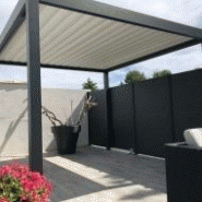 Pergola bioclimatique 3x3-pergola autoportée