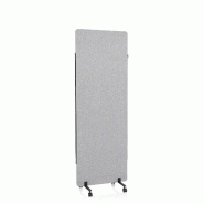 Pièce centrale pour cloison Système FLEXMIUT gris clair hjh OFFICE - gris polyester 891004