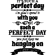 Sticker It's such a perfect day- Lou Reed