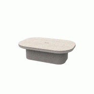 Table basse LUNA - Ecru granit
