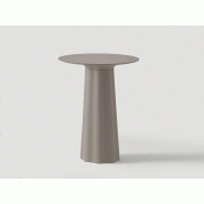 Table haute Ondes Inclass MDF laqué et piètement en plastique recyclé_0