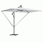 VidaXL Parasol Sable 294 x 200 x 270 cm Polyester et Aluminium Modèle Titan Select Plus - 42003391