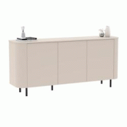 Vivabita Matelpro - Buffet/bahut moderne 3 portes coloris cachemire Horizo - Moderne & Design -Cachemire mat - -Types de portes: Battantes - 36653673 Vivabita Matelpro - Buffet/bahut moderne 3 portes coloris cachemire Horizo - Moderne & Design -Cachemire mat - -Types de portes: Battantes - 36653673