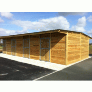 8 boxes dos à dos en bois Douglas - BOX024 - fabrication française