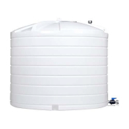 Cuve de stockage d'eau 10000 litres noire, cuve à eau PVC noir