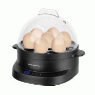 Cuiseur à œufs Emerio – 7 œufs – 350 W – Fonction vocale multilingue – Arrêt automatique – EB-131811.1 Noir - noir plastique 7333282033804