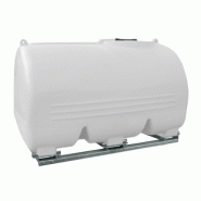 Cuve à vidange totale 3000L - BASIC - DURACUVE 3000 avec vanne Polypropylène DN50 et passe cloison