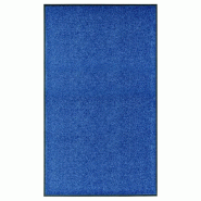 Décoshop26 - Paillasson lavable 90 x 150 cm polyamide bleu PVC antidérapant DEC040605 - bleu 3000265017598