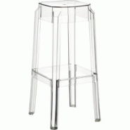 Décoshop26 - Tabourets de bar design moderne plastique transparent 10_0000025 - 3000887269603