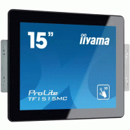 Iiyama TF1515MC-B2 àÉcran d'affichage dynamique 38,1 cm (15") LED 350 cd/m² XGA Noir àÉcran tactile