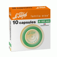 Le Parfait Capsule Familia pour conservation 100 mm x 10 - acier 1510071