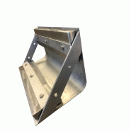 Montage spécial - Blocs magnétiques sous tôle inox pour impuretés métalliques Montage spécial - Blocs magnétiques sous tôle inox pour impuretés métalliques