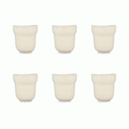 Ogo Living - Lot 6 mug ora 32cl en porcelaine beige - 3256391053218