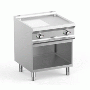 Plaque a snack professionnel electrique sur soubassment libre 1/2 p... - PFTBE77ALR