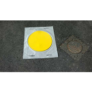 Plaque d'obturation 700 x 700 mm, parfaitement étudiée pour la protection des grilles type grilles d'égout - PL70 Plaque d'obturation 700 x 700 mm, parfaitement étudiée pour la protection des grilles type grilles d'égout - PL70