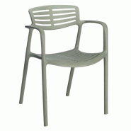 RESOL Fauteuil TOLEDO AIRE (set de 4) : gris verdâtre - gris 03854