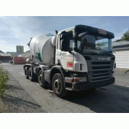 Scania p380 8x4 malaxeur 9m3 - 2007